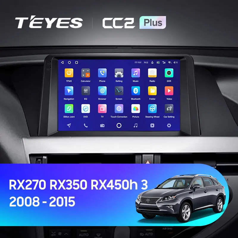 TEYES CC2 Plus For Lexus RX270 RX350 RX450h AL10 III 3 2008 - 2015 Car Radio Multimedia Video Player Navigation GPS Android No 2din 2 din dvd