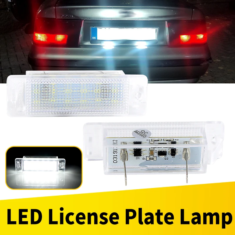 

2 шт. для Opel/Vauxhall Astra F 1992-1998 Calibra 1989-1997 светодиодный светильник номерного знака Canbus авто лампы парковки