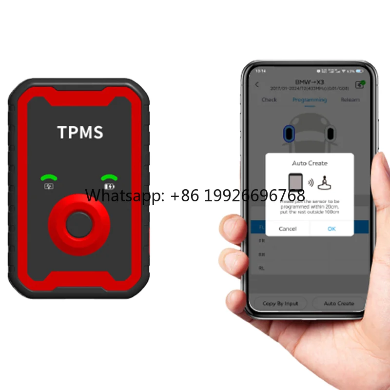 

Program by Cellphone Car Tire Pressure Monitoring System Tpms Sensor Programmable Tpms Sensor