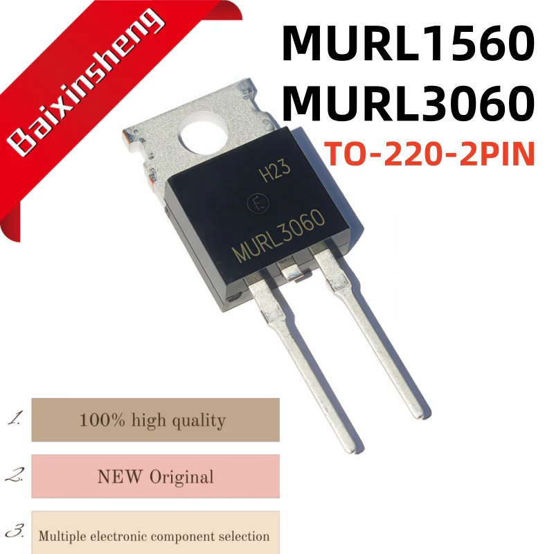 

10PCS NEW MURL1560 MURL3060 TO-220-2PIN 1560 3060 Rectifier diode