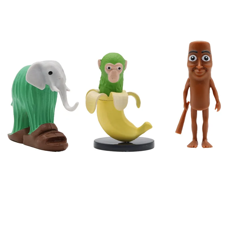 6 in 1 이탈리아 브레인로트 AI 동물 텡 텡 텡 사후르 몬스터 피규어 트랄라레로 트랄라 피규어 인형 장난감 책상 장식