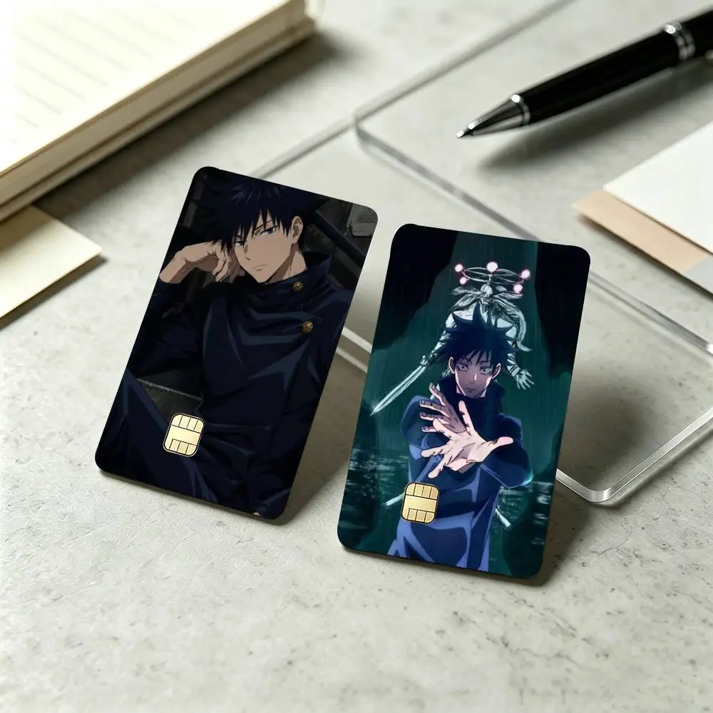 Fushiguro Megumi Sticker Film Tape Skin for Credit Card Debit Card Waterproof Stickers