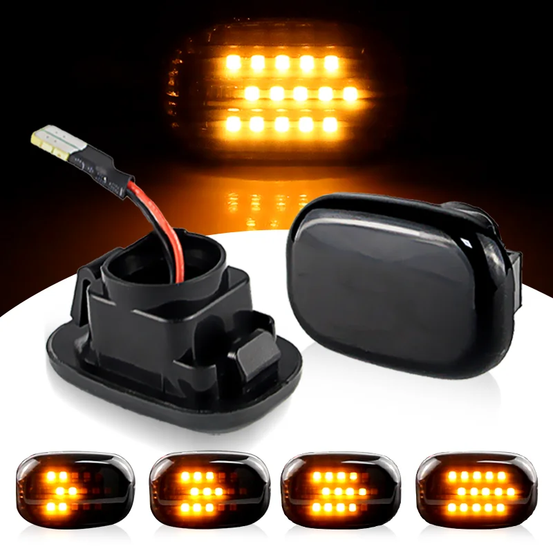 2PC Led Dynamic Side Marker Turn Signal Light For Toyota Corolla