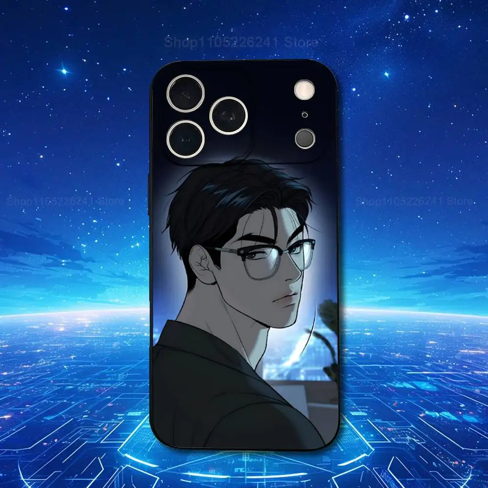 J-Jinx JaekYung Kim-Dan لطيف آيفون 13,17,11,12,16,14,15,Plus,Pro Max,XS,X,XR,SE,Mini,8,7,Soft سيليكون حافظة هاتف سوداء