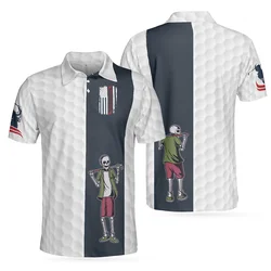 T-Shirt Polo da Golf a maniche corte da uomo nuova Quick Dry Polo traspirante abbigliamento resistente alle rughe assorbimento dell'umidità t-Shirt sportive