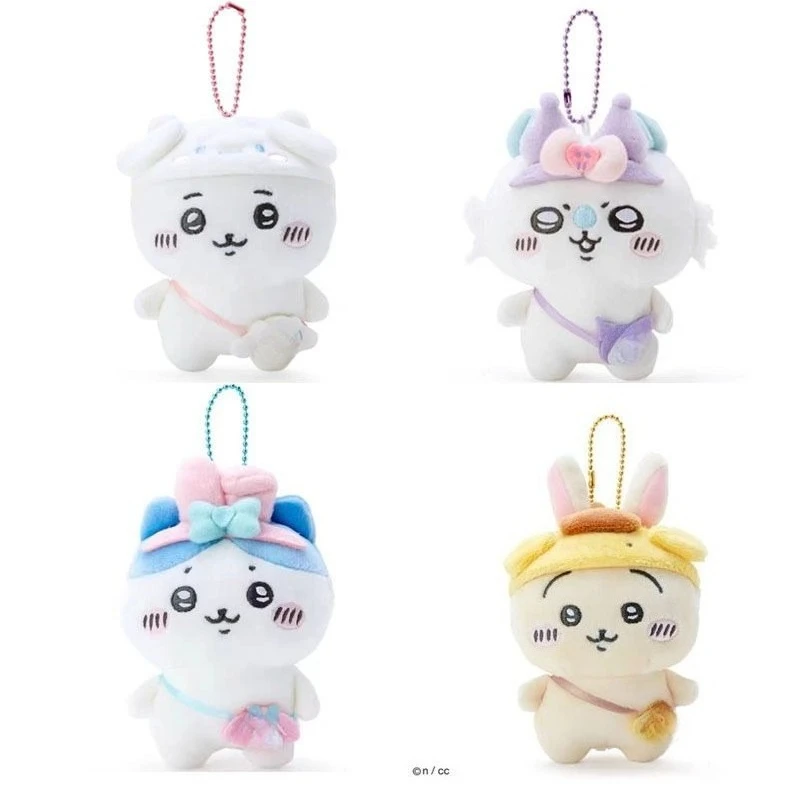 

New Chiikawa Hachiware Usagi Kawaii Anime Cartoon Plush Doll Pendant Fashion Joint Model Cute Sense of Luxury Gifts for Girls