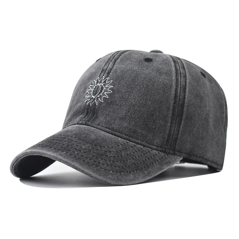

Baseball Hat Sun Embroidery Old Spring/Summer Baseball Hat Edition Thin Soft Top Duck Tongue Hat Unisex Fashion Duck Tongue Cap
