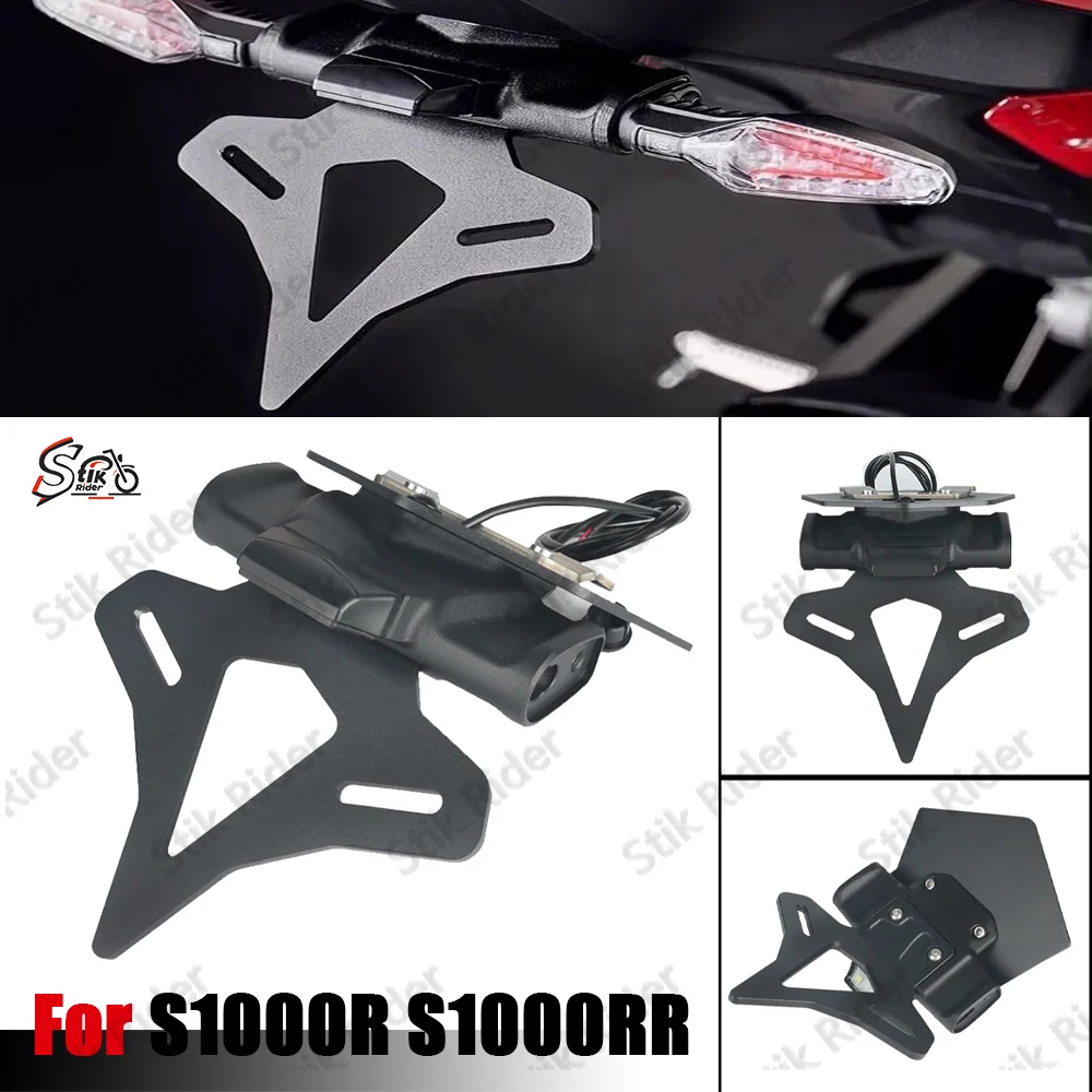 

Motorcycle License Plate Holder Fender Eliminator Registration Bracket 2019-2024 For BMW S1000R 2021-2023 S1000RR