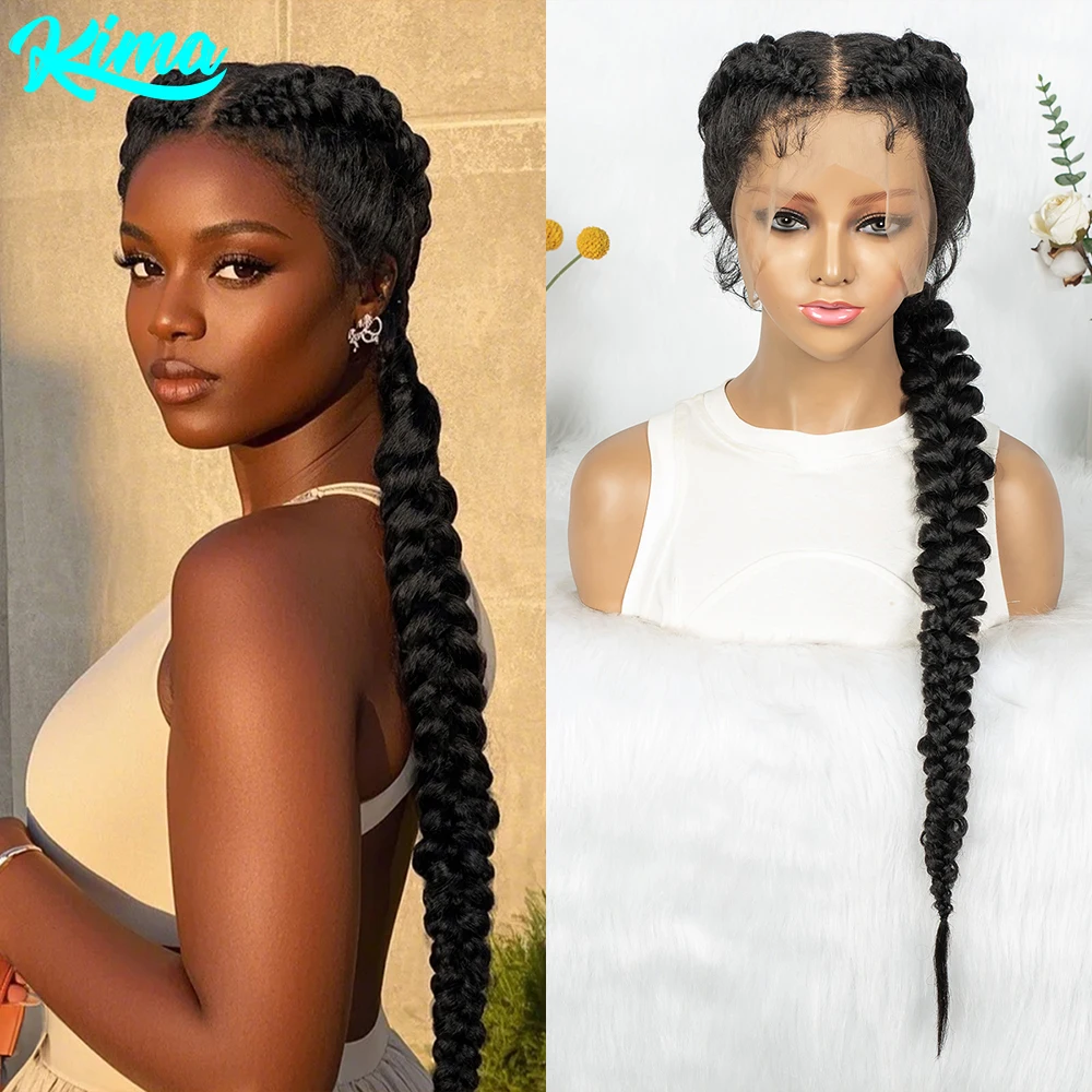 

Плетеные парики 13x4 Парик из африканского кружева Синтетический парик фронта шнурка с детскими волосами для чернокожих женщин Парик с хвостиком Парики из волос