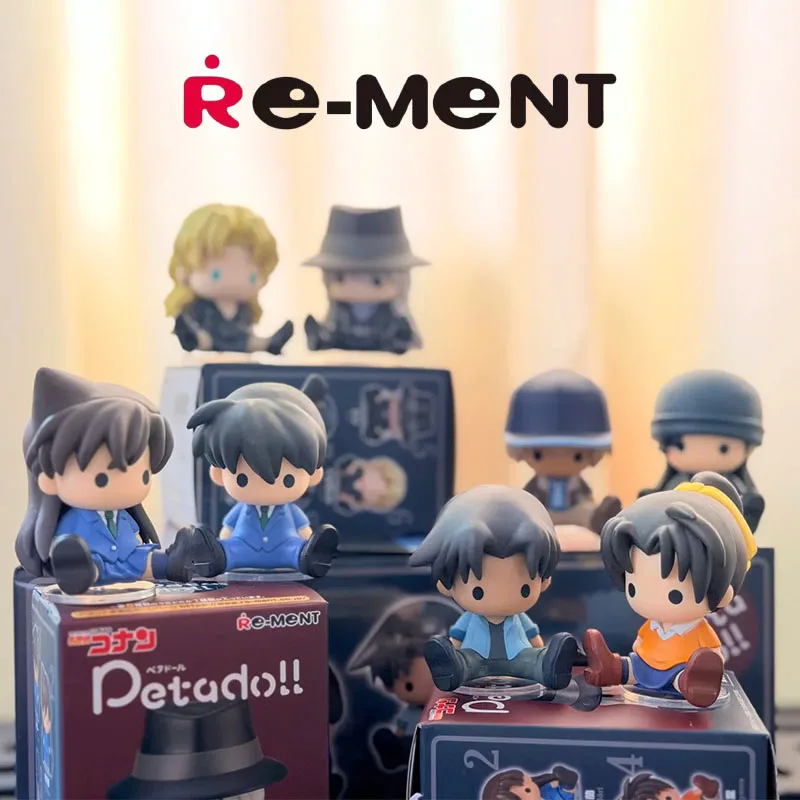 

Коллекционная мини-фигурка Re-Ment Petadoll Detective Conan Series 2 в слепой коробке: очаровательная кукла с глазками-бусинками в сидячей позе