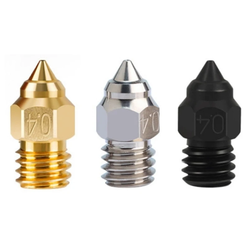 تصلب الصلب النحاس النحاس مطلي ثقب واحد فوهة مقاومة درجات الحرارة العالية لملحقات الطابعة ثلاثية الأبعاد CR-6 SE أندر 3/5 #1