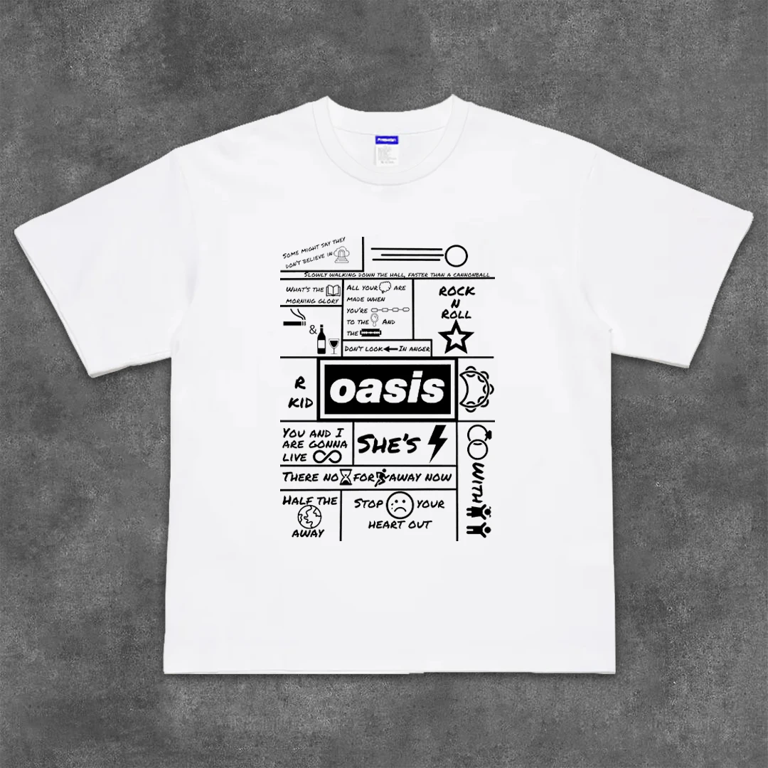 أحدث تيشيرت رجالي من القطن الخالص لعام 2025، طراز الفرقة، مريح، مسامي، عالي الجودة، سفر على الشاطئ، الحفلات، Instagram #2