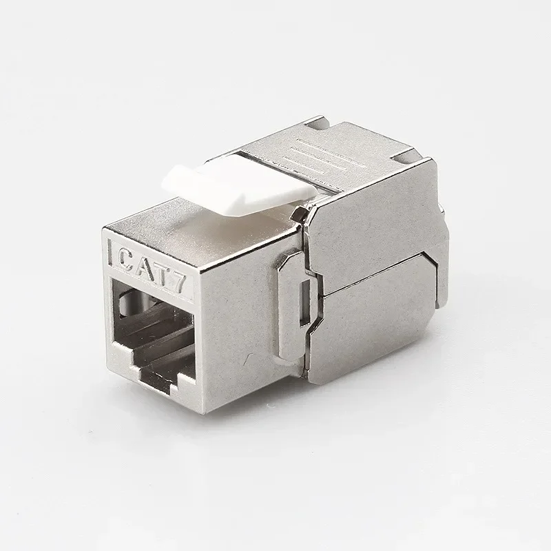 Shielded Slot FTP Zinc Alloy Module Connector Network 10GB Internet Plug Tool-Free Coupler RJ45 Keystone