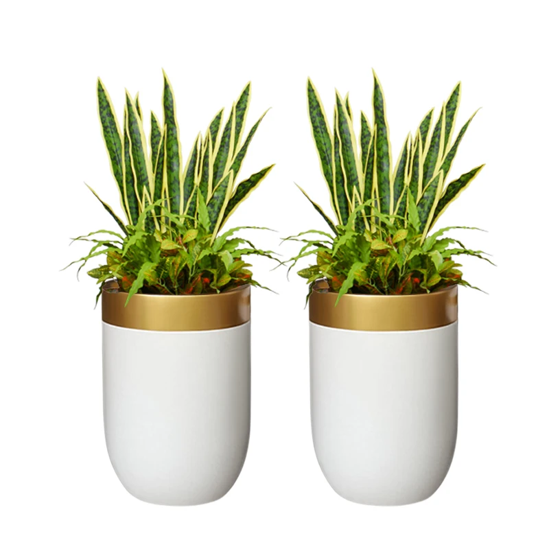 Afbeelding 4: LMM grote vaas van vloer tot plafond Scandinavisch interieur zachte decoratie, gestreept bloemstuk met ronde cilinder