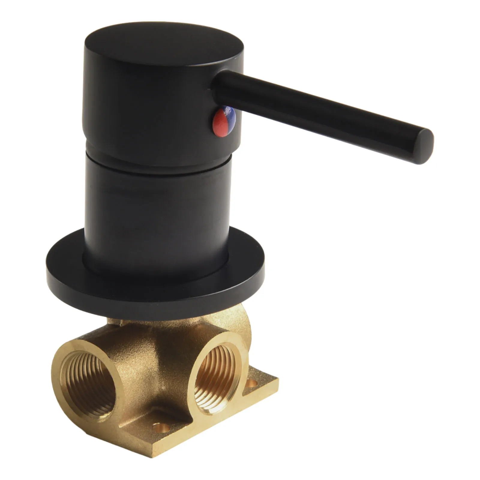 Concealed 12inch for Wall Mounted Round Mixer Valve Manual Control for Hot Cold Water Applications in Residential Bathrooms