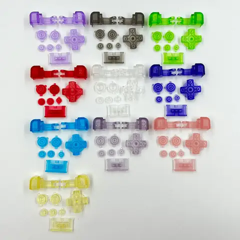 1-5sets Replacement Clear A B, L R, D-PAD Buttons for Nintendo Gameboy Advance SP GBA SP