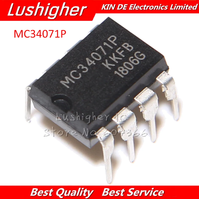 10PCS MC34071P DIP8 MC34071PG MC34071 DIP-8 DIP