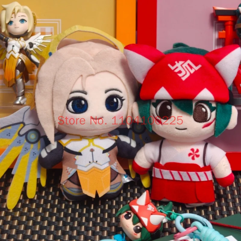 ブリザードオーバーウォッチアニバーサリーぬいぐるみキーホルダーキリコマーシーアナかわいいぬいぐるみペンダントおもちゃコレクタブルシリーズ装飾品ギフト