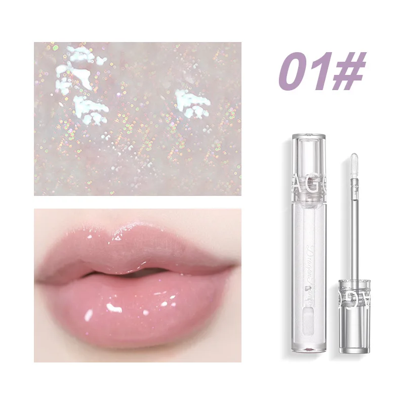 Lipgloss Hydrateren Transparante Vloeibare Lipstick Gloss Bomb Universele Lip Luminizer Glitter Mollige Hoogglans Lipgloss Make-up