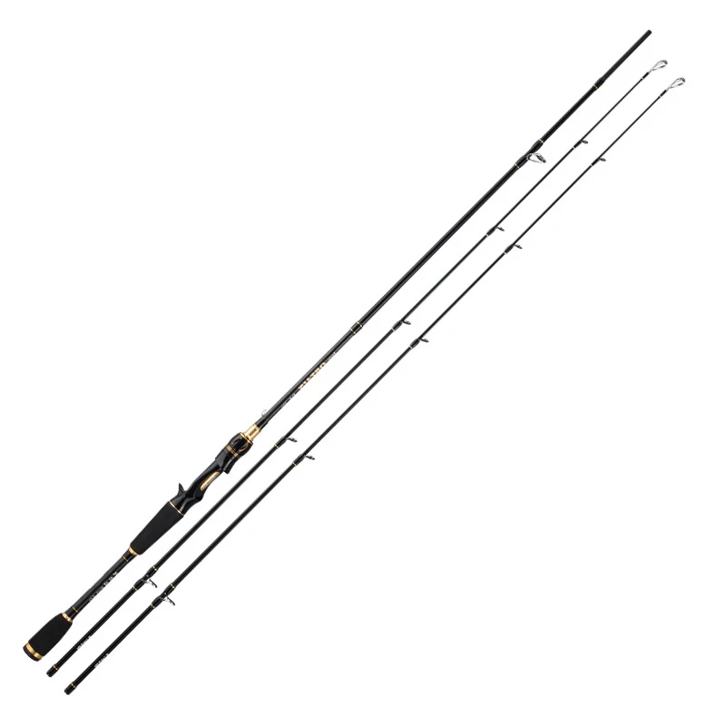 M MH Power 1.8m Spinning Casting Fishing Rod 2 Tips Lure Weight 5-25/10-30g Carbon Fiber Fast Action Spinning Poles