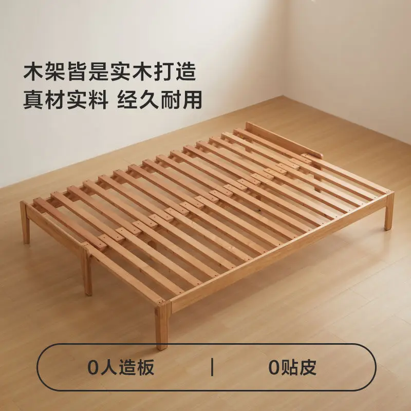 

Home Study Small Apartment Folding Telescopic Solid Wood Bed Single Widened Pull