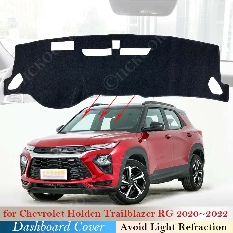 

Dashboard Cover Dash Board Mat Carpet Pad for Chevrolet Holden Trailblazer RG 2020 2021 2022 Sunshade Cape Cushion Accessories