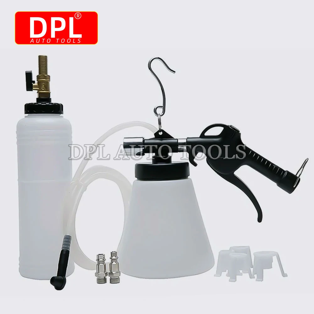 Automotive Brake Fluid Jug Replacement Tool Changer Air Injection Pump Emptying Equipment Refilling