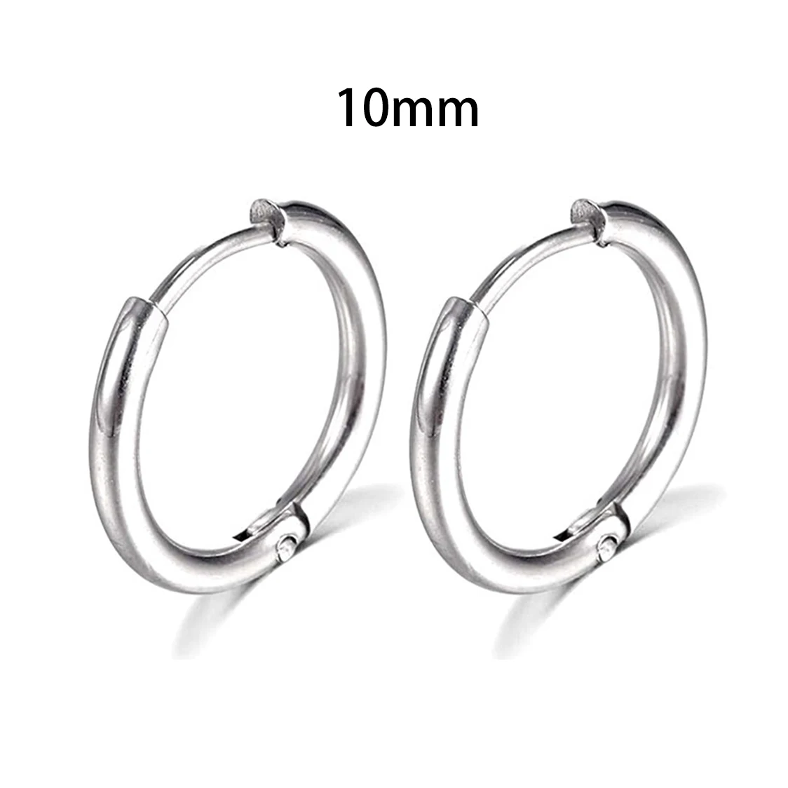 2022 neue Einfache Edelstahl Kleine Hoop Ohrringe für Frauen Männer Knorpel Ohr Piercing Schmuck Pendientes Hombre Mujer