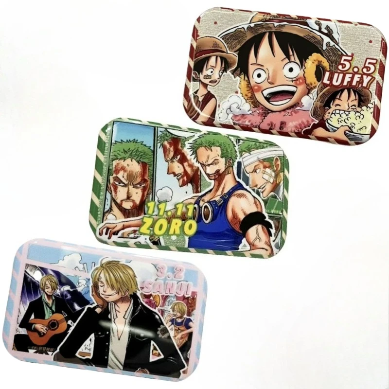 One Piece Roronoa Zoro Monkey D. Luffy Kreativer Cartoon-Abzeichen-Rucksack Kleidung Hochwertiger Dekorativer Anhänger Geschenk Großhandel – Detail 3