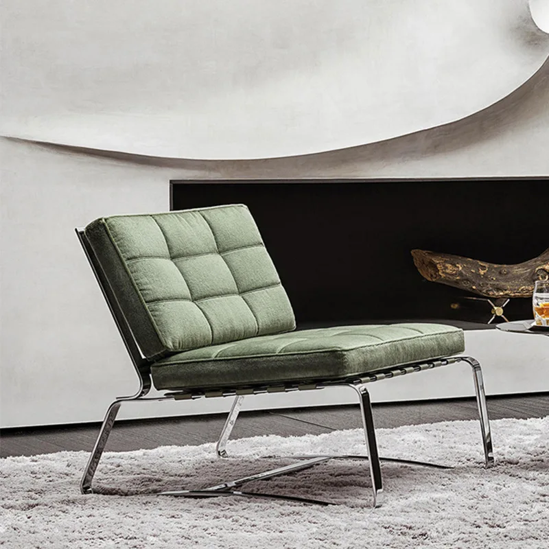 

Leisure chair Single fabric sofa chair Internet celebrity high-end villa