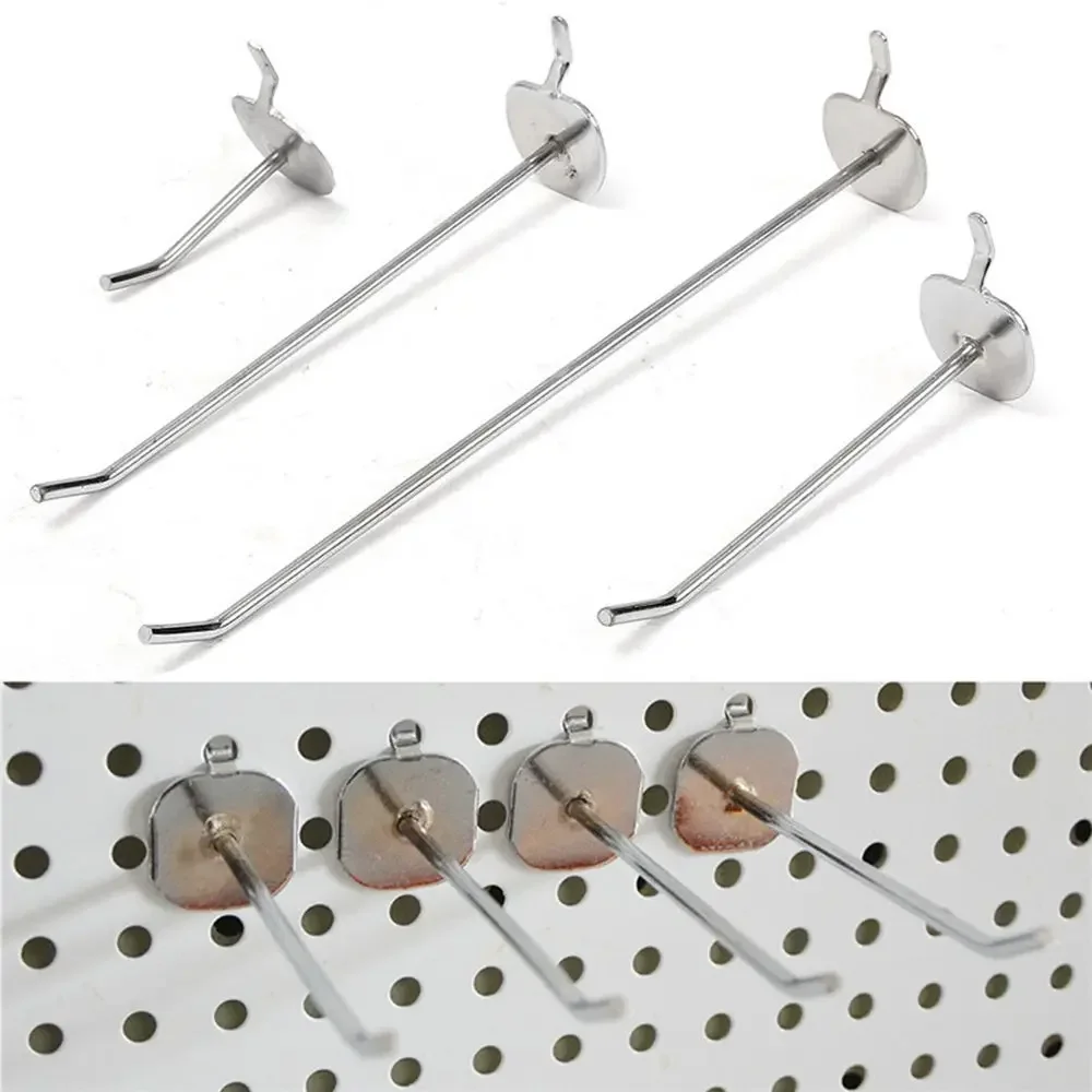 Picture 3: 5Pcs Convenient Durable Hang Fits Panel Perforated Retail Shop Peg Goods Shelf Display Hooks Storage Racks