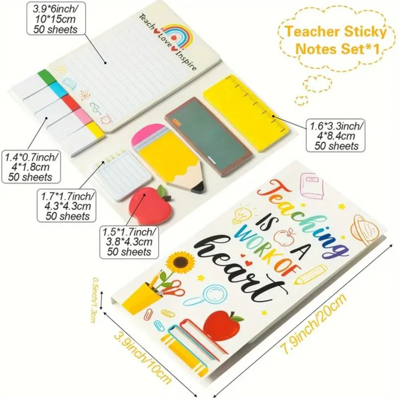 Teacher'S Choice Notepad Self-Stick Blackboard Memo Pad Sticky Notes Kawaii Stationery Notebooks Writing Pads Office School