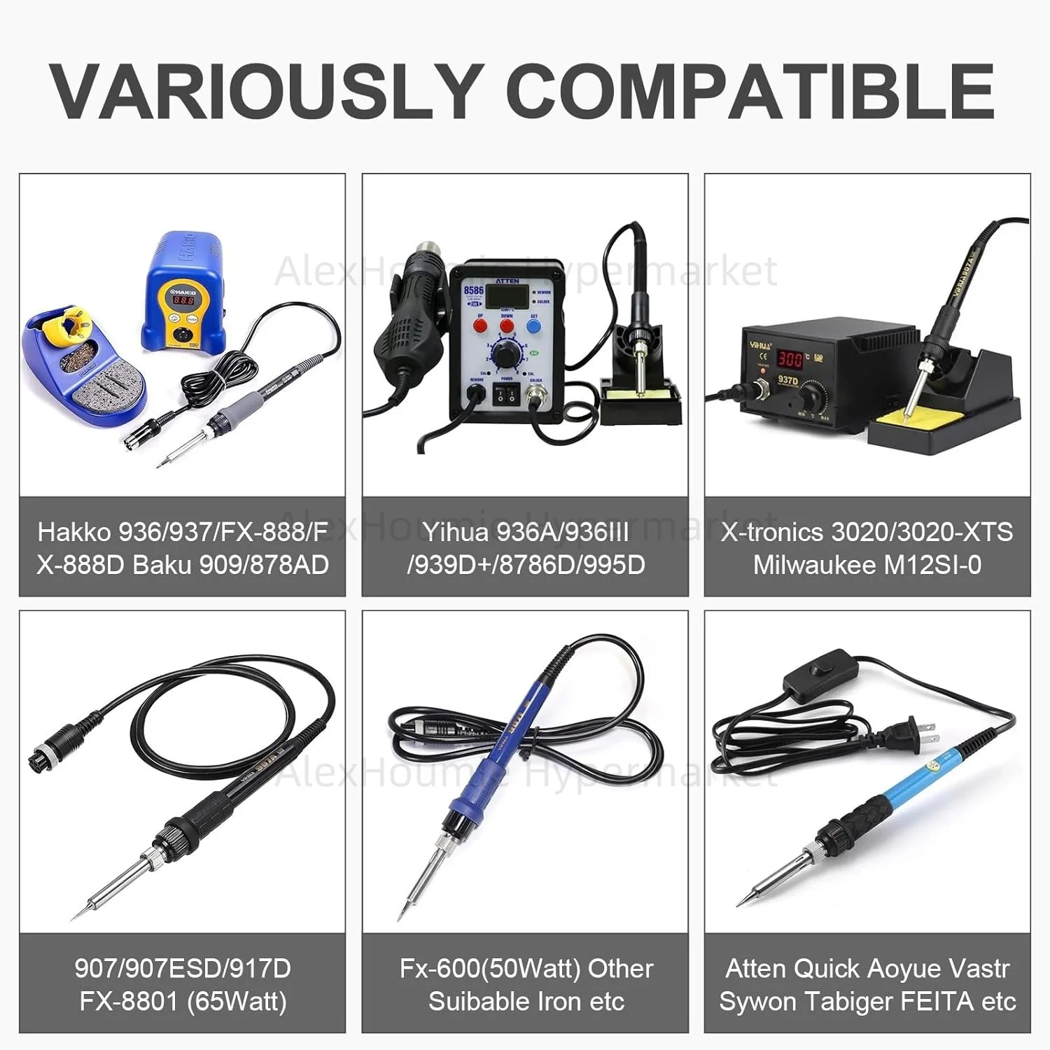 Cabeça de ferro de solda 13 tamanhos 900m-t is/i/b/k/sk/0.8d/1.6d/2.4d/3.2d/1c/2c/3c/4c pontas de soldagem sem chumbo para acessórios de soldagem