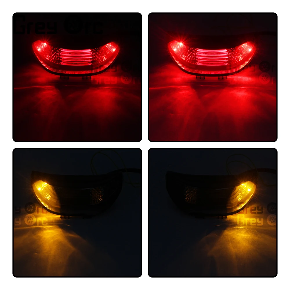 5 Wires Motorcycle LED Tail Light Turn signal Blinker For Honda CBR600RR 2003-2006 CBR CBR1000RR 2004-2007 Integrated Lamp