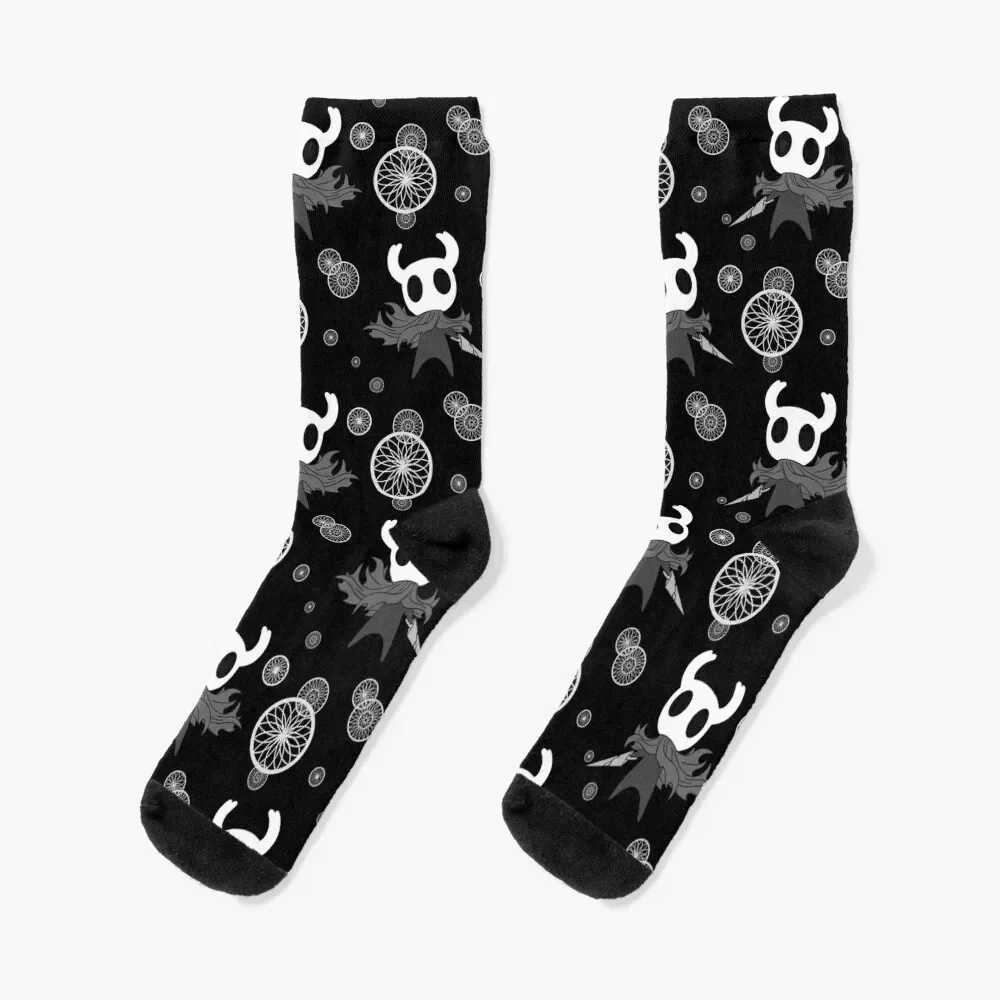

Hollow Knight pattern Socks professional running Hiking boots cute cool Men's Socks Women's