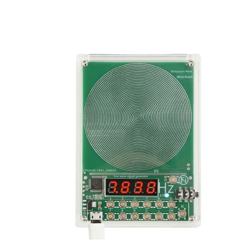 For DC5V Tunable Schumann Wave Generator 0.01Hz~ 100000Hz Sine Wave Signal Generator USB