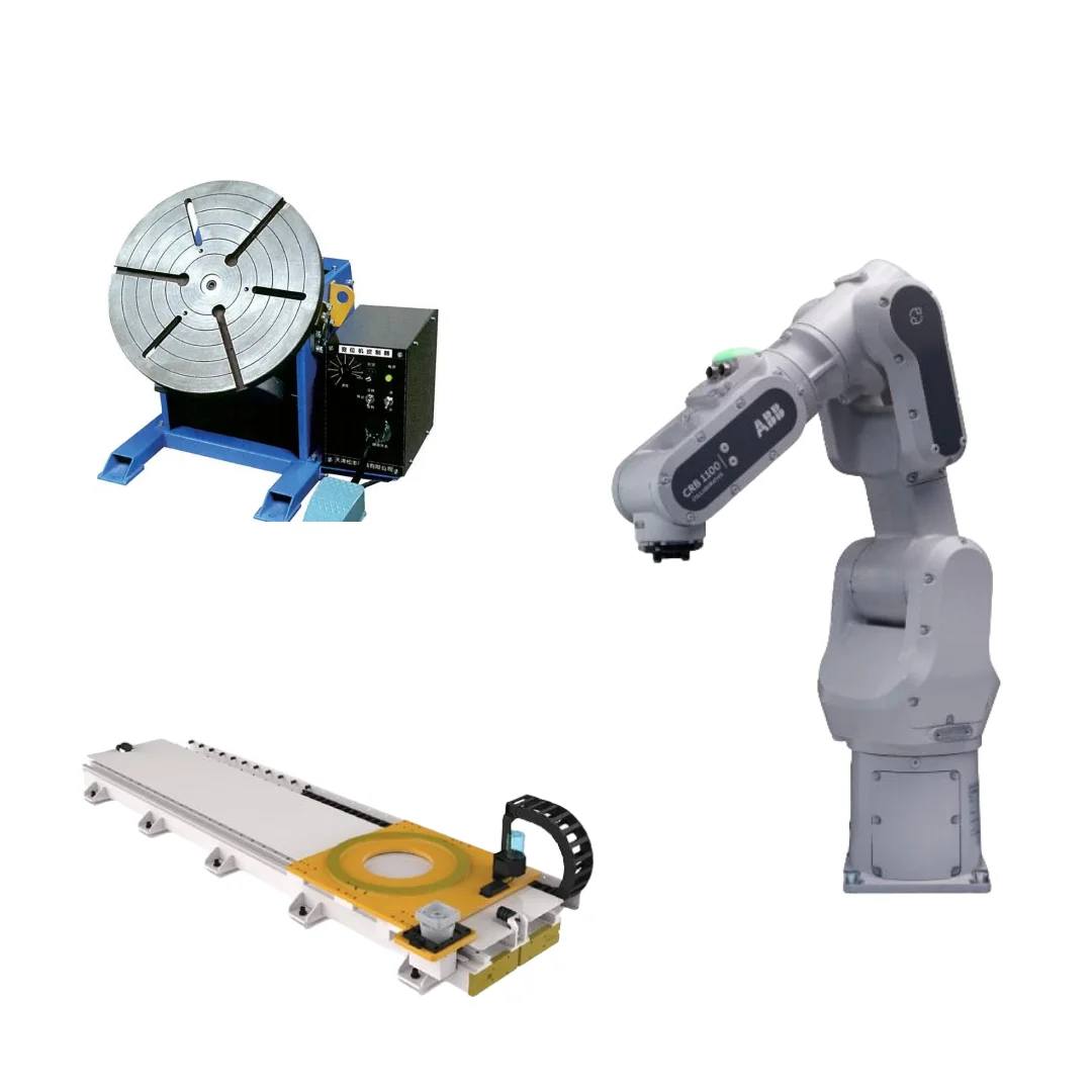 6 Axis  ABB CRB 1100 -4/0.475 Robot Arm  With  Guide Rails And Manipulator As ABB collaborative Robot