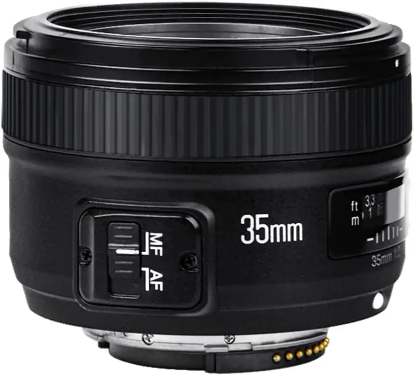 1:2 AF MF Wide-Angle Fixed Prime Auto Focus Lens for Nikon Cameras