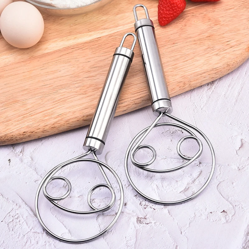 Household Stainless Steel Pasta Mixer Multifunctional Fast Egg Dough Beater Flour Whisk Cake Mixing Pasta Kitchen Baking Tool