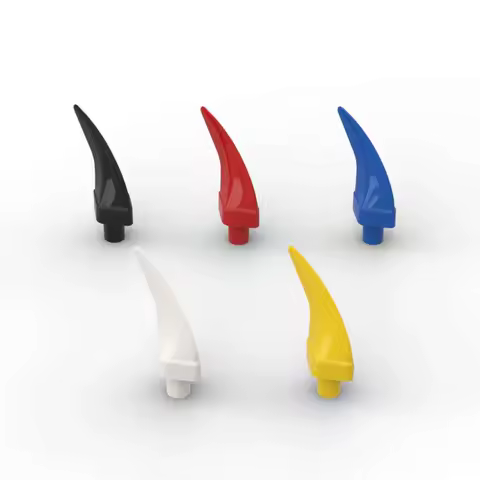 MOC 10PCS 87747 Barb Claw Horn Building Blocks Kit Animal Tooth Medium Bricks Particle DIY Idea Toys Children Birthday Kid Gift