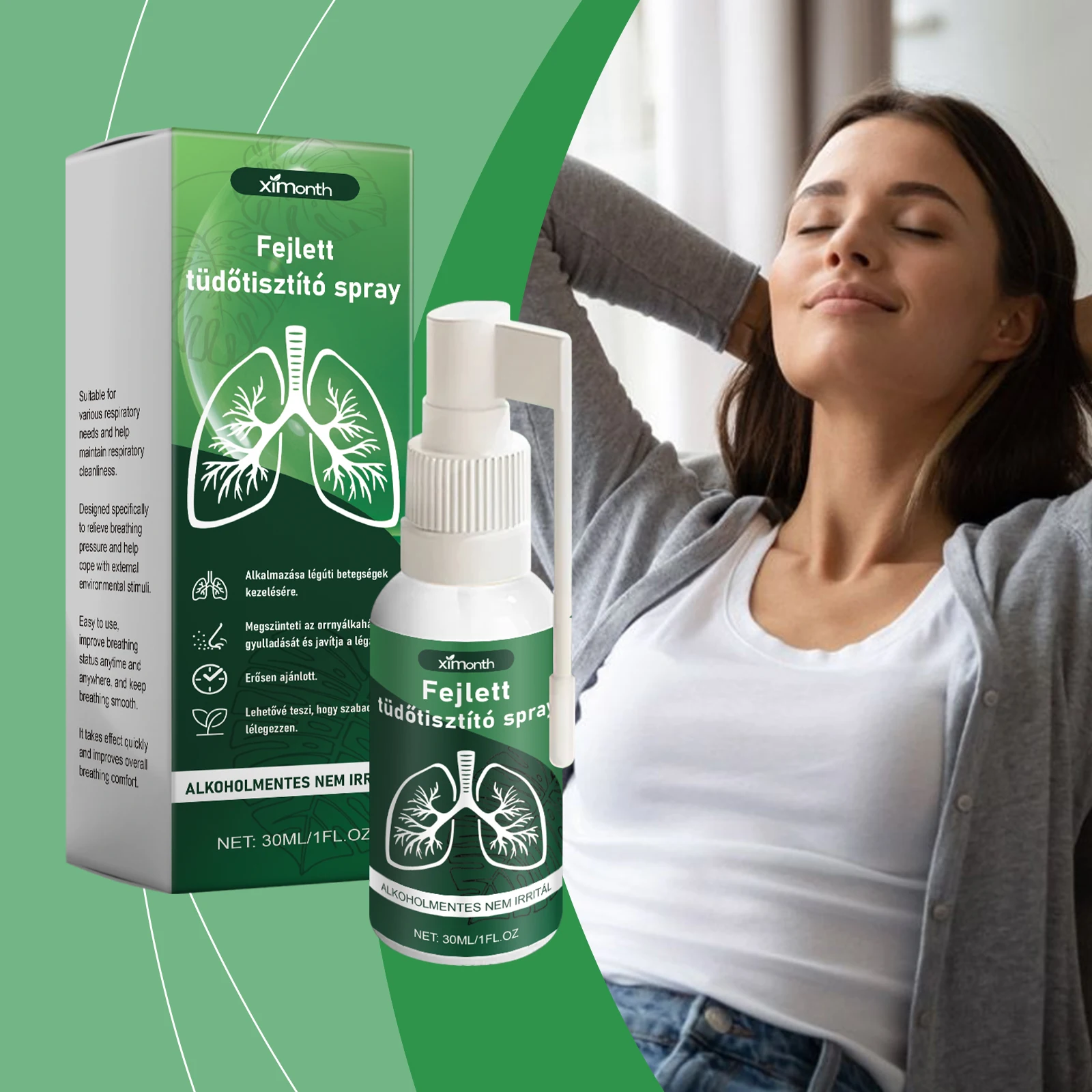 Nova névoa de limpeza de pulmã - Health & Wellness Naics Code avaliação e preço