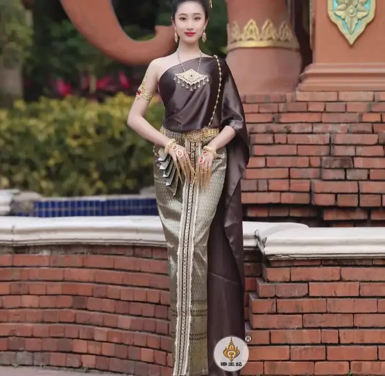 

Thai Retro Wedding Dress, Traditional Clothing, Women's Photography Welcoming Work Clothes