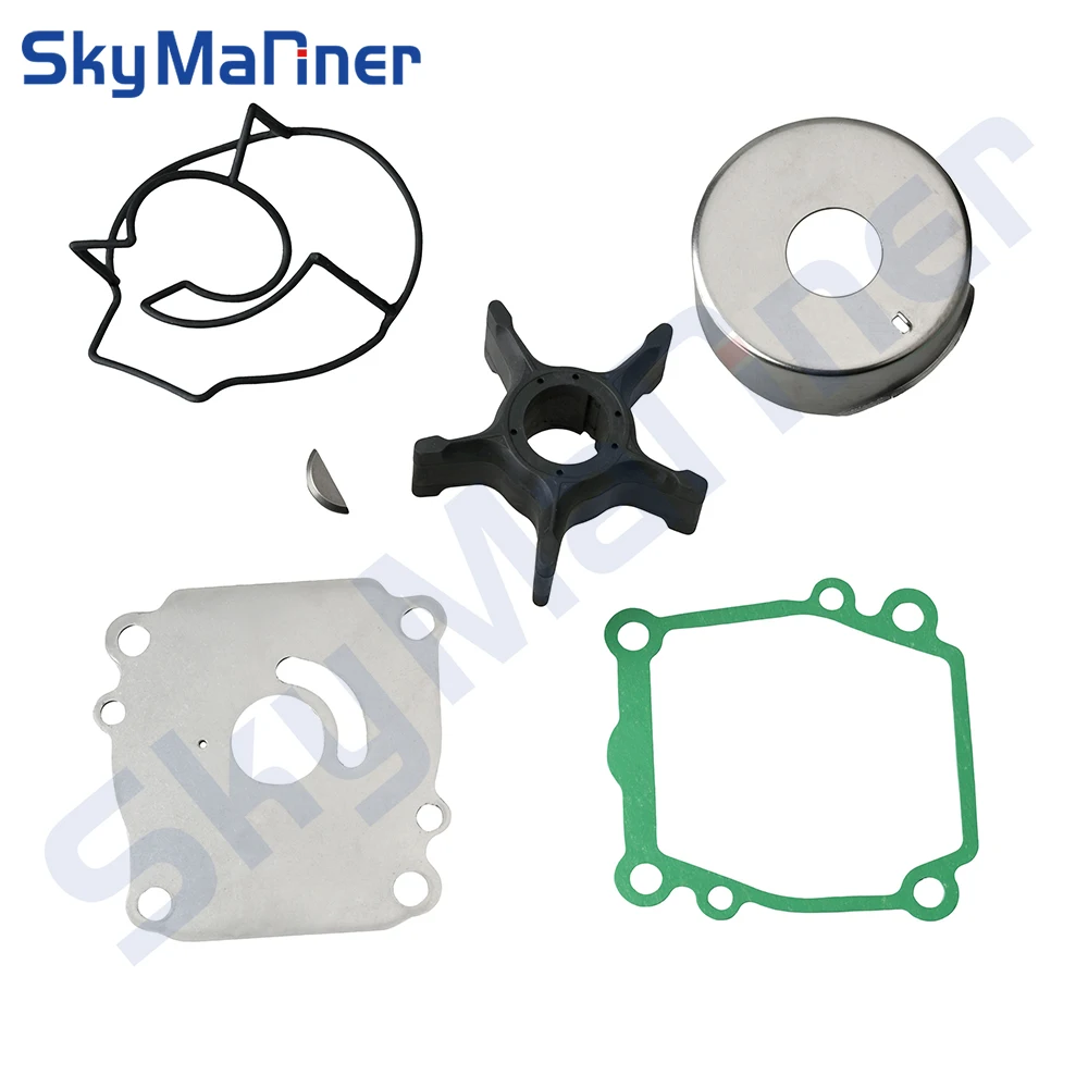 17400-92J21 Water Pump Impeller Repair Kit For Suzuki Outboard DF90 DF100 DF115 DF140 2009-Later 983646 17400-92J22 17400-92J23