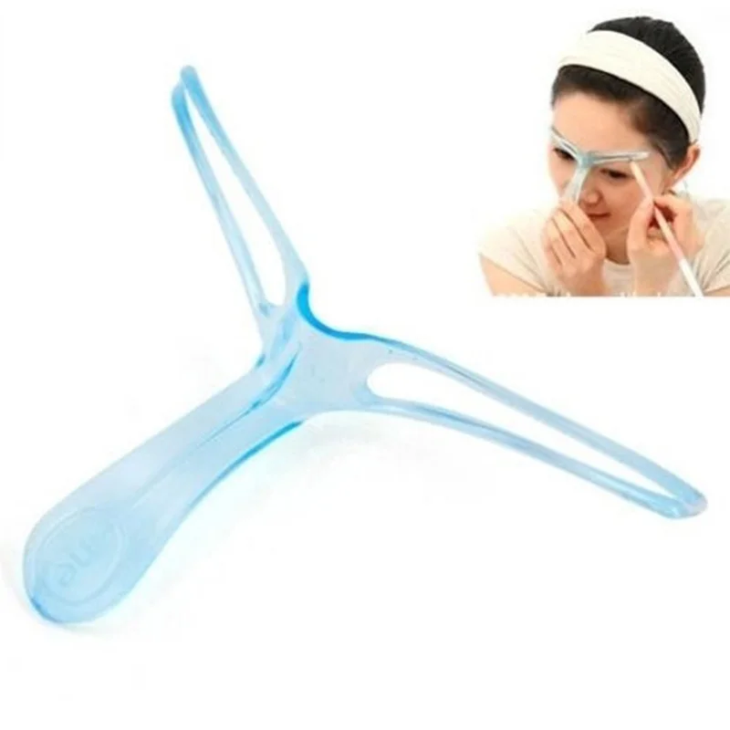 1 stücke DIY profession elle Augenbrauen Shaper Schablonen Vorlage Stereo Schablone Formung Augenbrauen Pflege Make-up-Tool einfach ziehen Augenbrauen