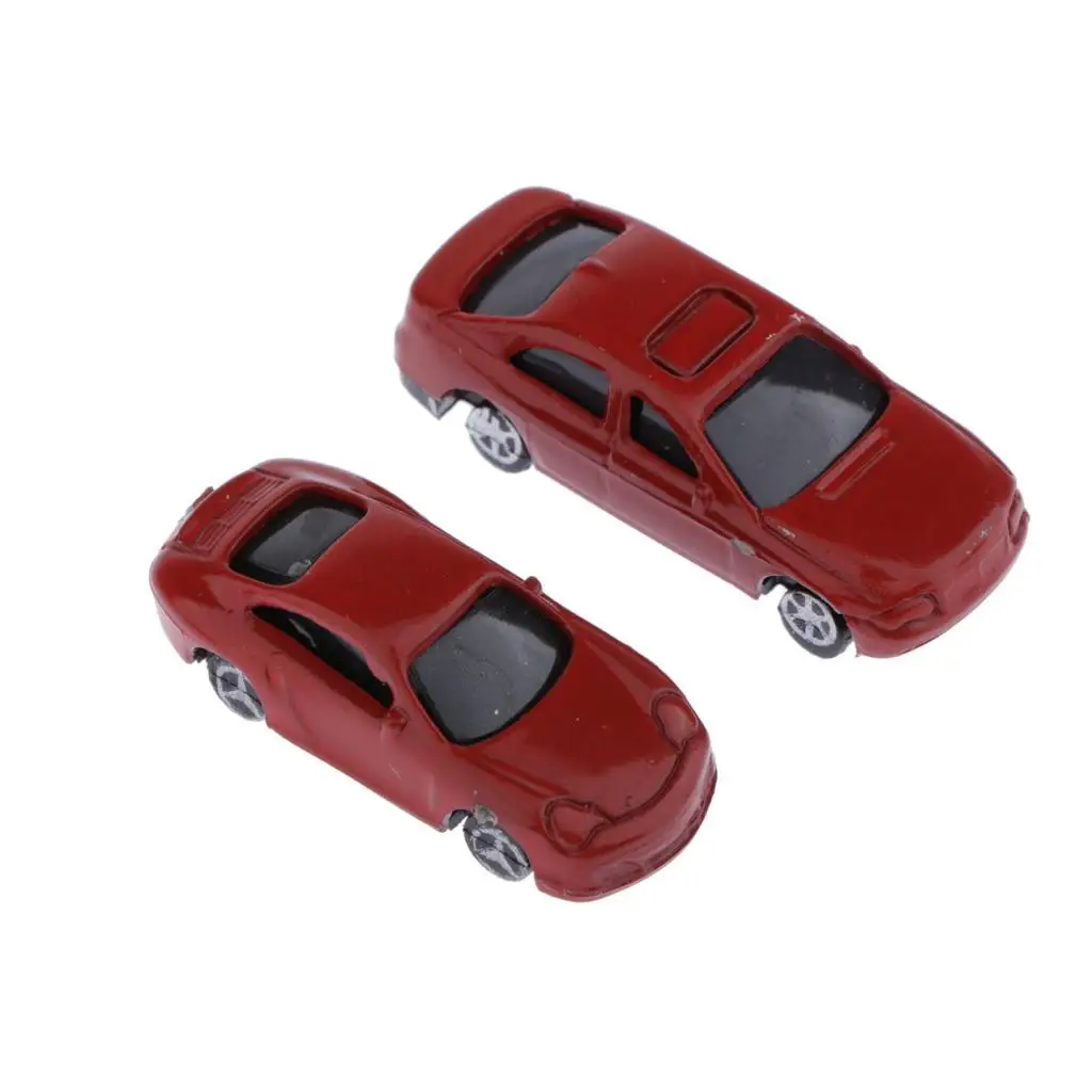 30Pcs Car Model : 150 N Painted Model Car Sandtable Accessories