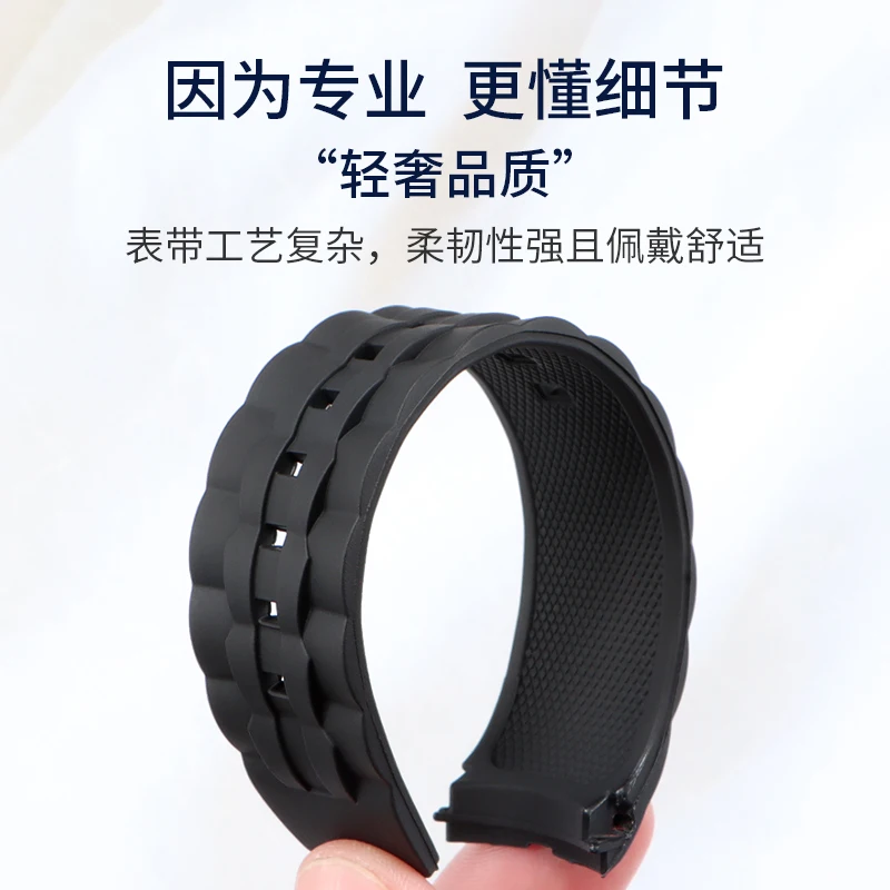 Correa de reloj Casio de silicona para hombre de 22 mm para EDIFICE Red Bull Edición limitada EF-550D Correa de repuesto, compatible con EF-550D 22 m