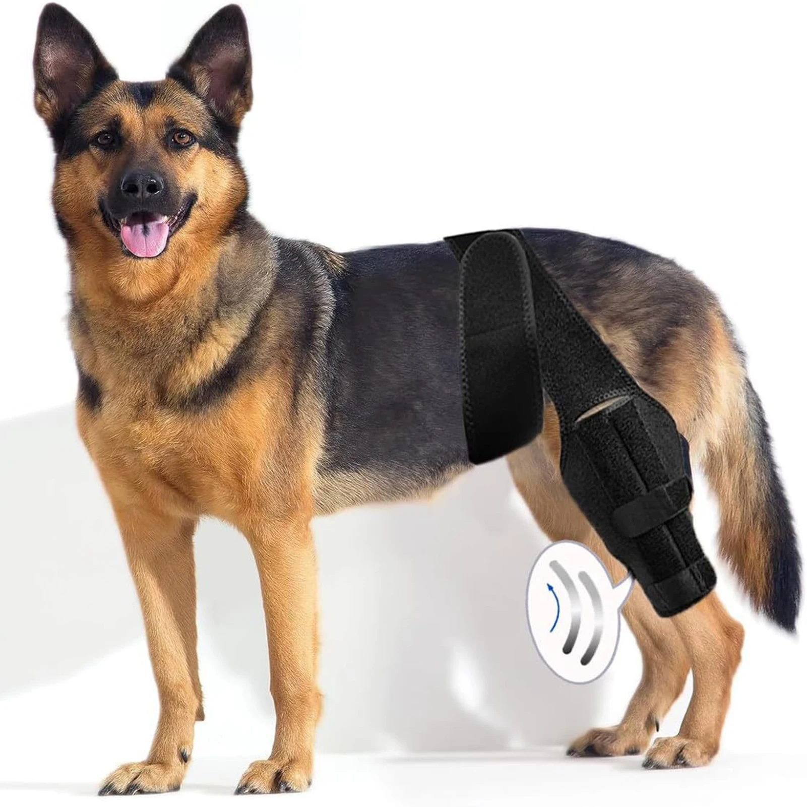 Dog Knee Brace for Torn Leg Strong Support Dog Leg Brace for Both Back and Front Legs