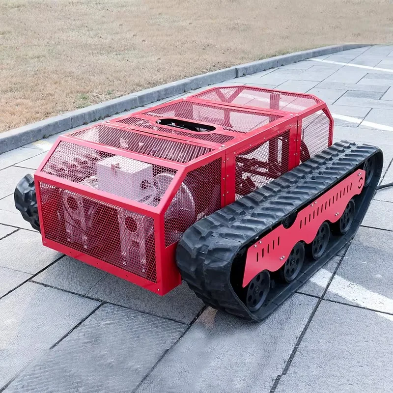 RC Underwater Robot Chassis Submersible Dredging IP68 300kg Load Electric Rubber Tracked Chassis