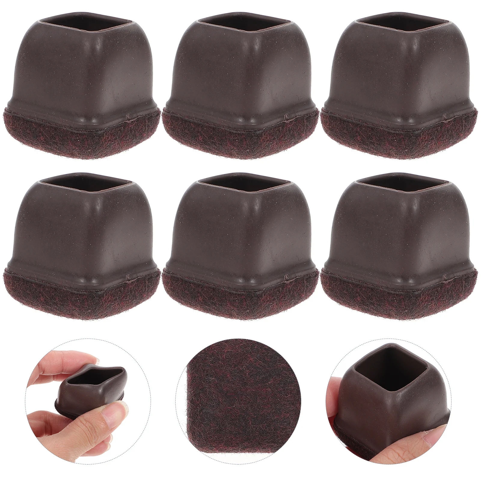 

8pcs Chair Tpe Home Table Feet Pads Durable Anti-Slip Furniture Leg Protectors For Hardwood Floors Table Chair Pads