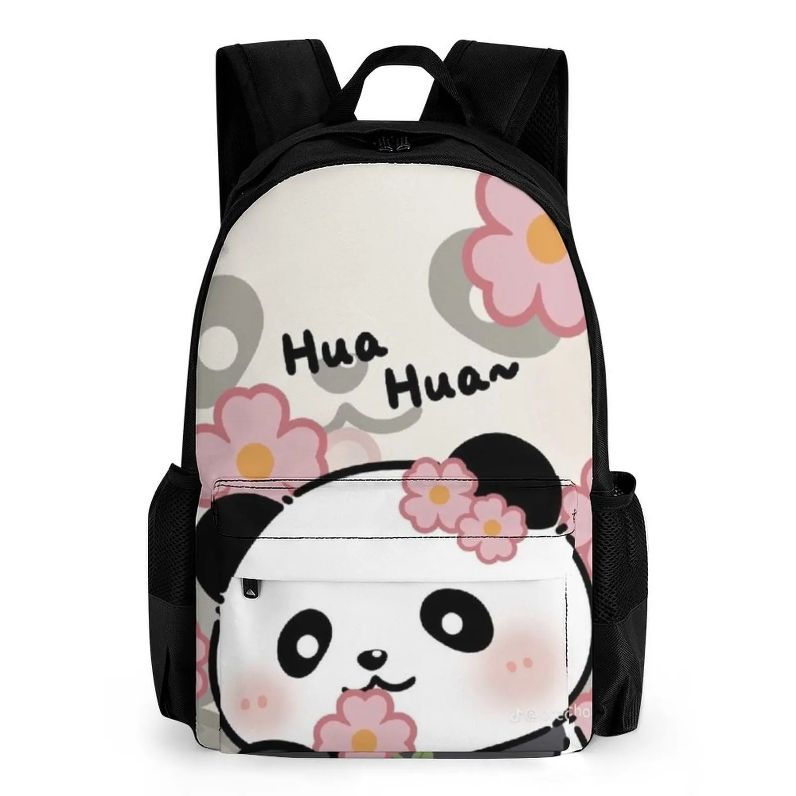 Panda Schoolbag Kawaii Cute Panda Pocket Backpack Back-To-School Season New Custom Pattern Schoolbag 2024